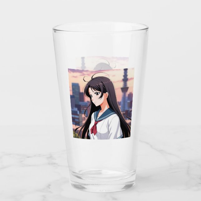 Copo De Pint Tokyo Girl glass (Frente)