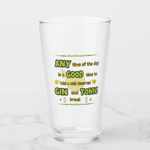 Copo De Pint Tome Um Gin E Uma Quebra Tônica