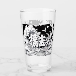 Copo De Pint Tóquio Preto e Branco