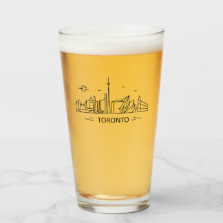 Copo De Pint Toronto Canada Lineart Glass
