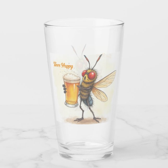 Copo De Pint Torrada de mosca pequena (Frente)