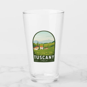 Copo De Pint Toscana Itália Viagem Vintage Art
