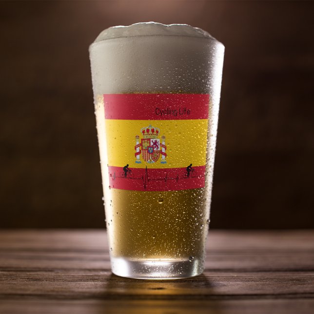 Copo De Pint Tour de France Espanha Glass (Criador carregado)