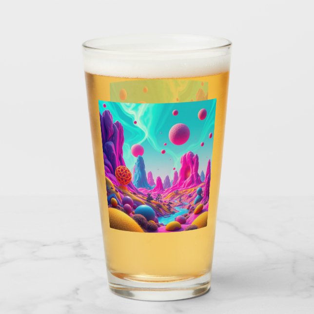 Copo De Pint  Traumplanet der Farben – Jenseits der Realität (Traseira (Preenchido))