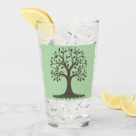 Copo De Pint 🌳 Tree of Life Tall Drinking Glass - Barware 🥛