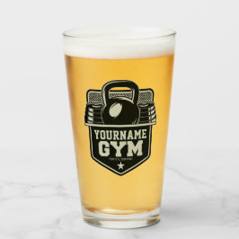 Copo De Pint Treinador Personalizado de Malhação GYM Kettlebell
