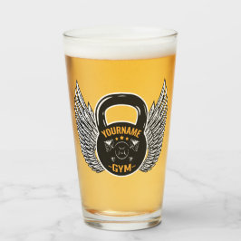 Copo De Pint Treinador Personalizado de Malhações GYM Kettlebel