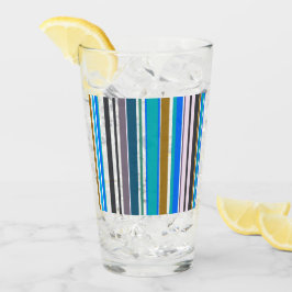 Copo De Pint Trendy Modern Stripes Glass