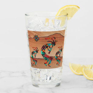 Copo De Pint Três Southwest Kokopelli E Sun