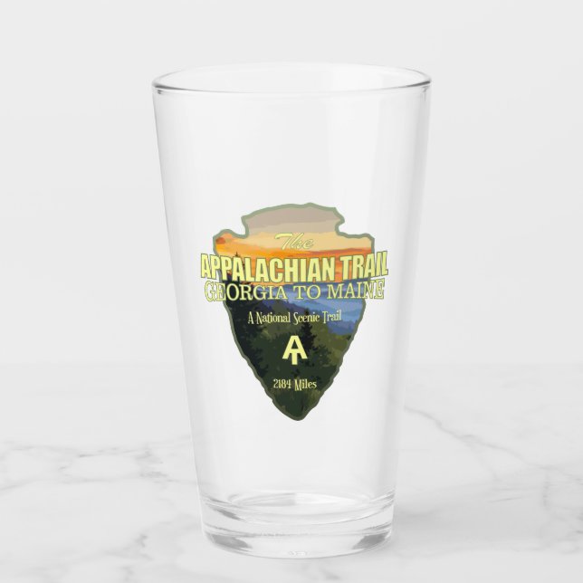 Copo De Pint Trilha Appalachian (ponta de seta) (Frente)