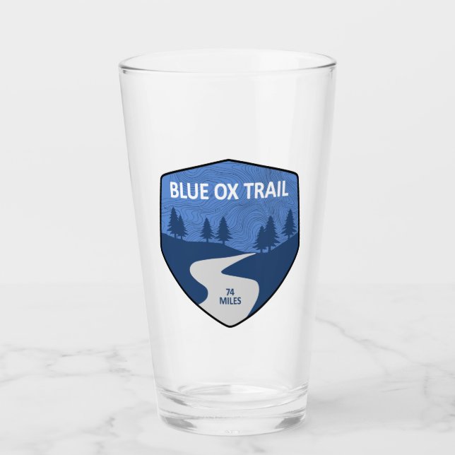 Copo De Pint Trilha de Ox Azul (Frente)