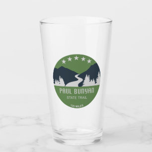 Copo De Pint Trilha do Estado de Paul Bunyan