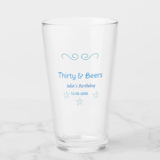 Copo De Pint trinta e cervejas estrela azul espanhol nome de an
