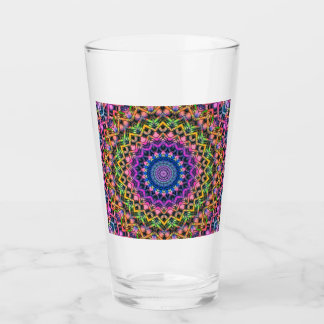 Copo De Pint Trippy Psychedelic Kaleidoscope Vidro