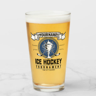 Copo De Pint Troféu Personalizado de Hóquei no Gelo Jogador Equ