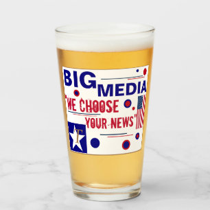 Copo De Pint Trump 2020 Tall Beer Glass Tumbler Big Media