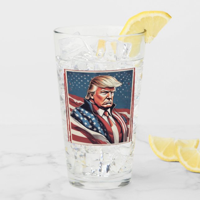 Copo De Pint Trump Epic American Flag Drinkware (Gelo traseiro)