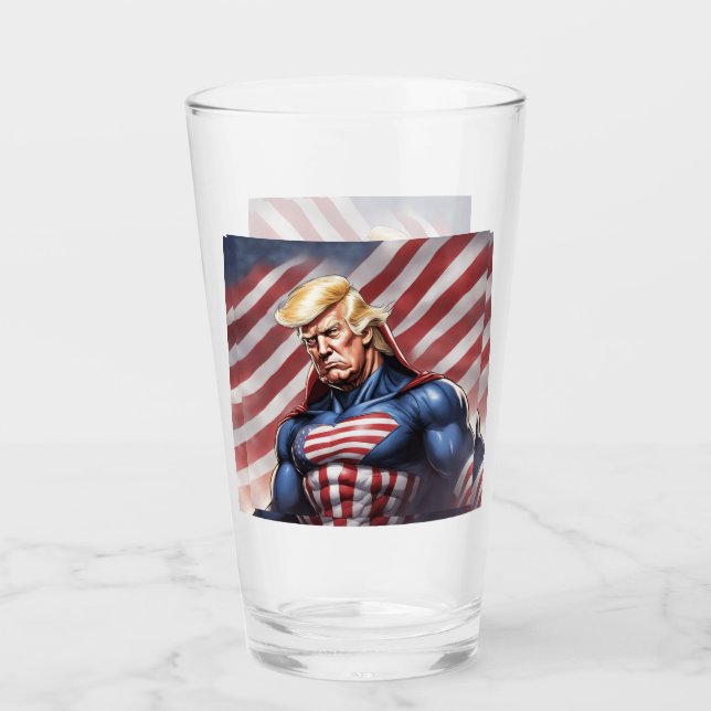 Copo De Pint Trump Epic Superherói Garrafa de Água (Frente)