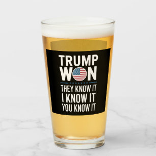 Copo De Pint Trump Ganhou Eles Sabem Disso 2024 47º Presidente 