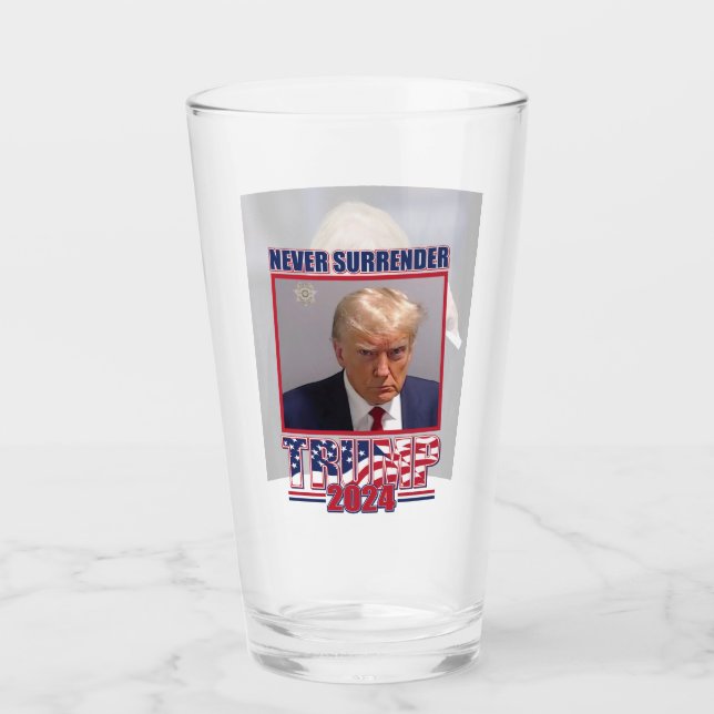 Copo De Pint Trump Nunca Renderse (Frente)