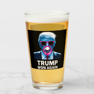 Copo De Pint Trump Venceu Novamente Eleição 2024 Voto President