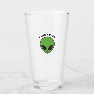 Copo De Pint Tumber de vidro - Alienígena Dispara-o