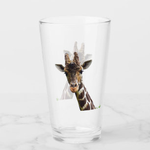 Copo De Pint Tumbler aéreo do vidro do girafa