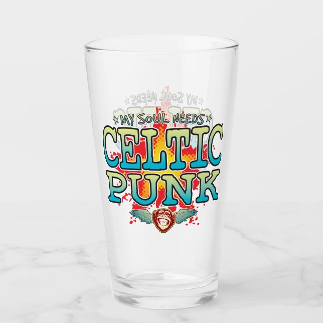 Copo De Pint Tumbler Celtic Punk Soul Glass (Frente)
