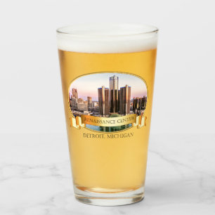 Copo De Pint Tumbler de Detroit - skyline de Detroit
