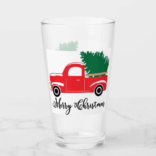 COPO DE PINT TUMBLER DE NATAL* DO CAMINHÃO (Frente)