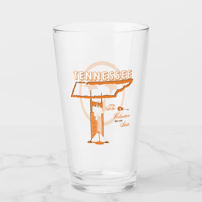 Copo De Pint Tumbler de Tennessee (Frente)