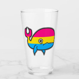 Copo De Pint Tumbler de vidro de baleia ansioso mas orgulhoso