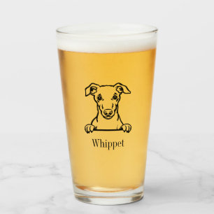 Copo De Pint Tumbler de vidro de chicote