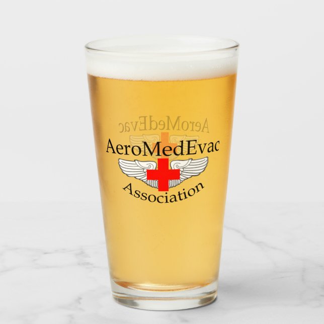 Copo De Pint Tumbler de vidro do AMEA (Frente (Preenchido))