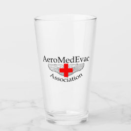 Copo De Pint Tumbler de vidro do AMEA - Logotipo Um Lado