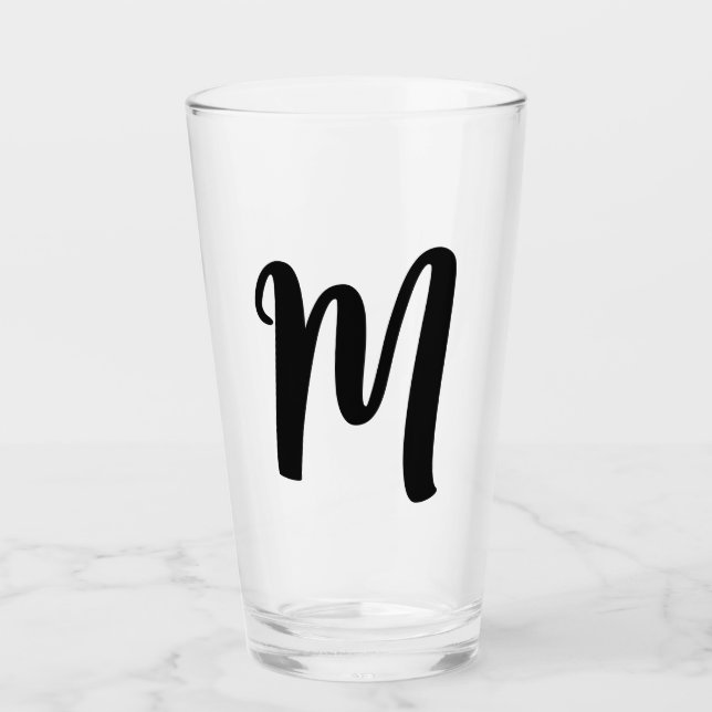COPO DE PINT TUMBLER DE VIDRO MONOGRAM (Frente)