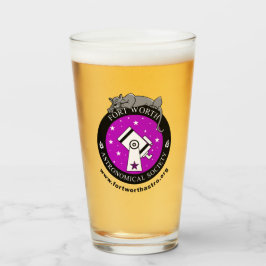 Copo De Pint Tumbler de vidro oficial FWAS 16oz