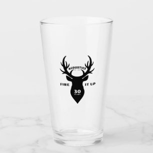 Copo De Pint Tumbler de vidro - stag design 3 com 30