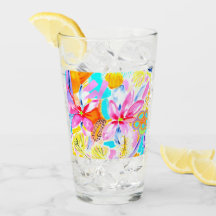 Tumbler de Vidro Tropical