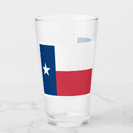 Copo De Pint Tumbler do vidro da bandeira de Texas