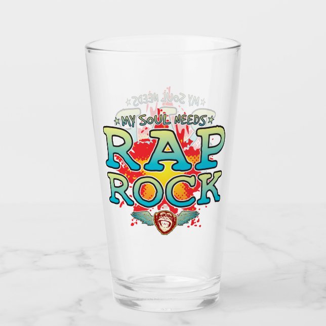 Copo De Pint Tumbler rap Rock Soul (Frente)