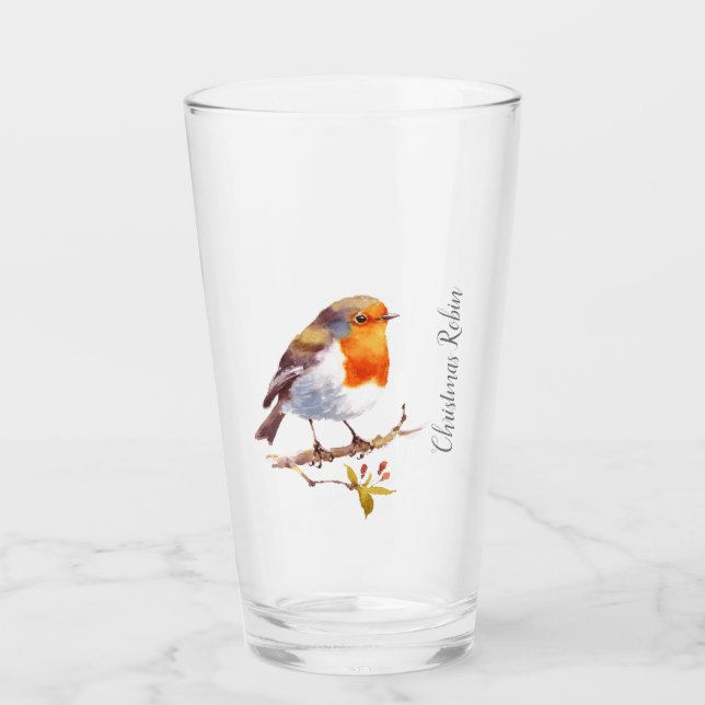 Copo De Pint Tumblers - Robin Watercolor (Frente)