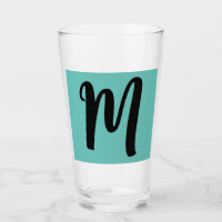 TUMBLUE AZUL DE VIDRO MONOGRAM