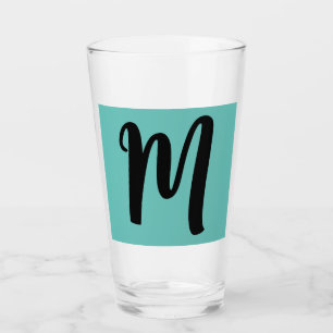 COPO DE PINT TUMBLUE AZUL DE VIDRO MONOGRAM