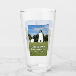 Copo De Pint Turco Point Lighthouse, Maryland Pint Glass