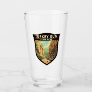 Copo De Pint Turkey Run State Park Indiana Viagem Art Vintage