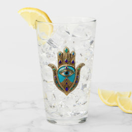 Copo De Pint Turquoise Third Eye Hamsa
