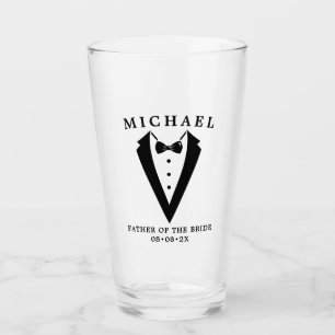 Copo De Pint Tuxedo personalizado padre da noiva