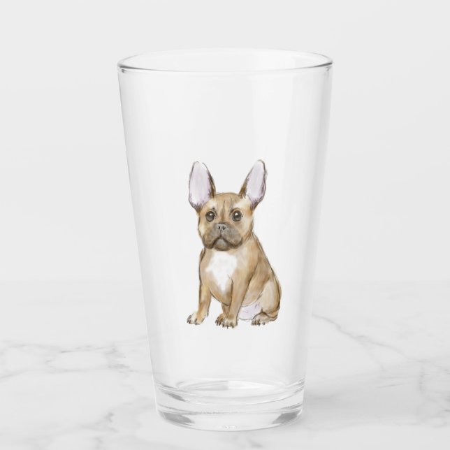 Copo De Pint Um cachorrinho francês adorável (Frente)