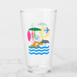 Copo De Pint Um dia na praia